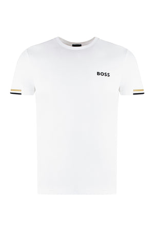 Boss x Matteo Berrettini - T-shirt in tessuto tecnico-0